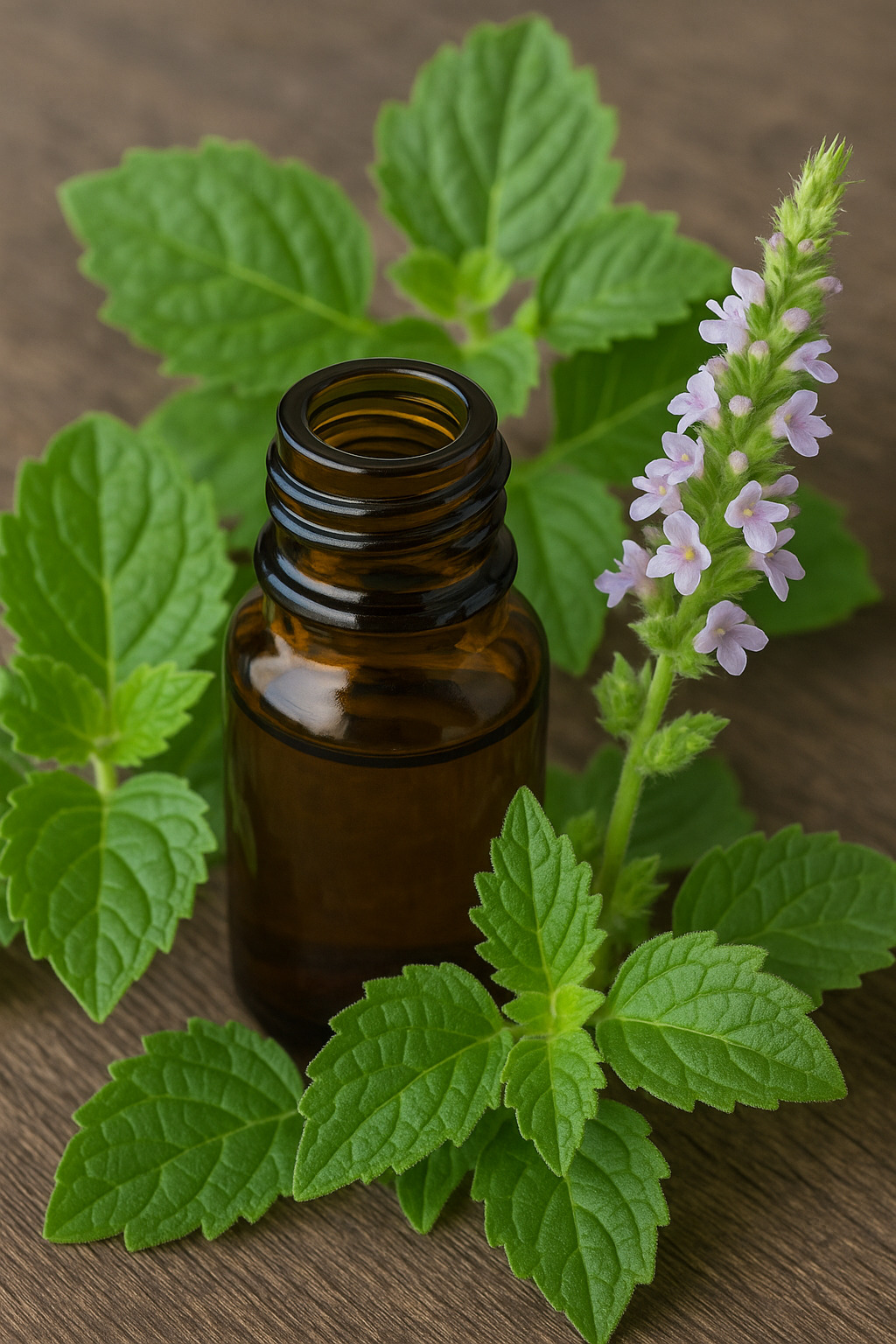 Flacon d'huile essentielle de patchouli